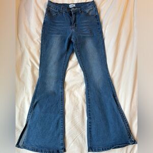 Bamboo Bell Bottom Jeans (7)